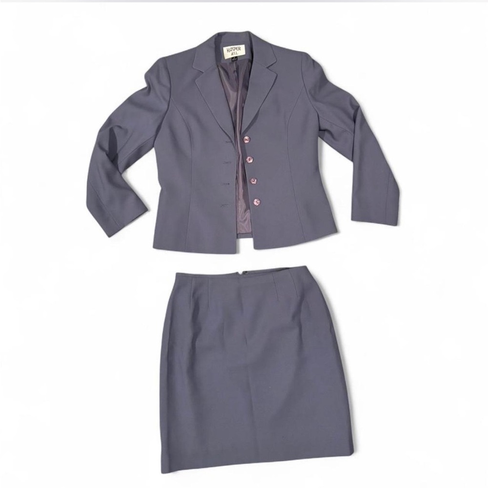 ✨ Vintage Kasper grey skirt suit ✨
